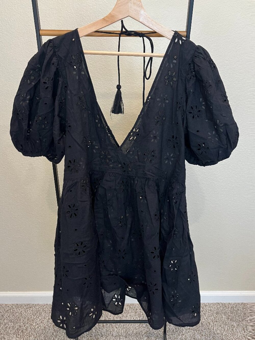 H&M Beach Dress Black Size XS